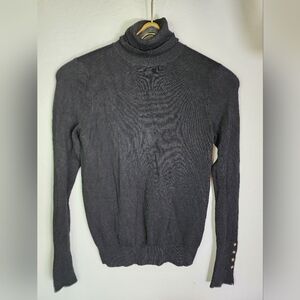 Zara Turtleneck Black Sweater Size Small